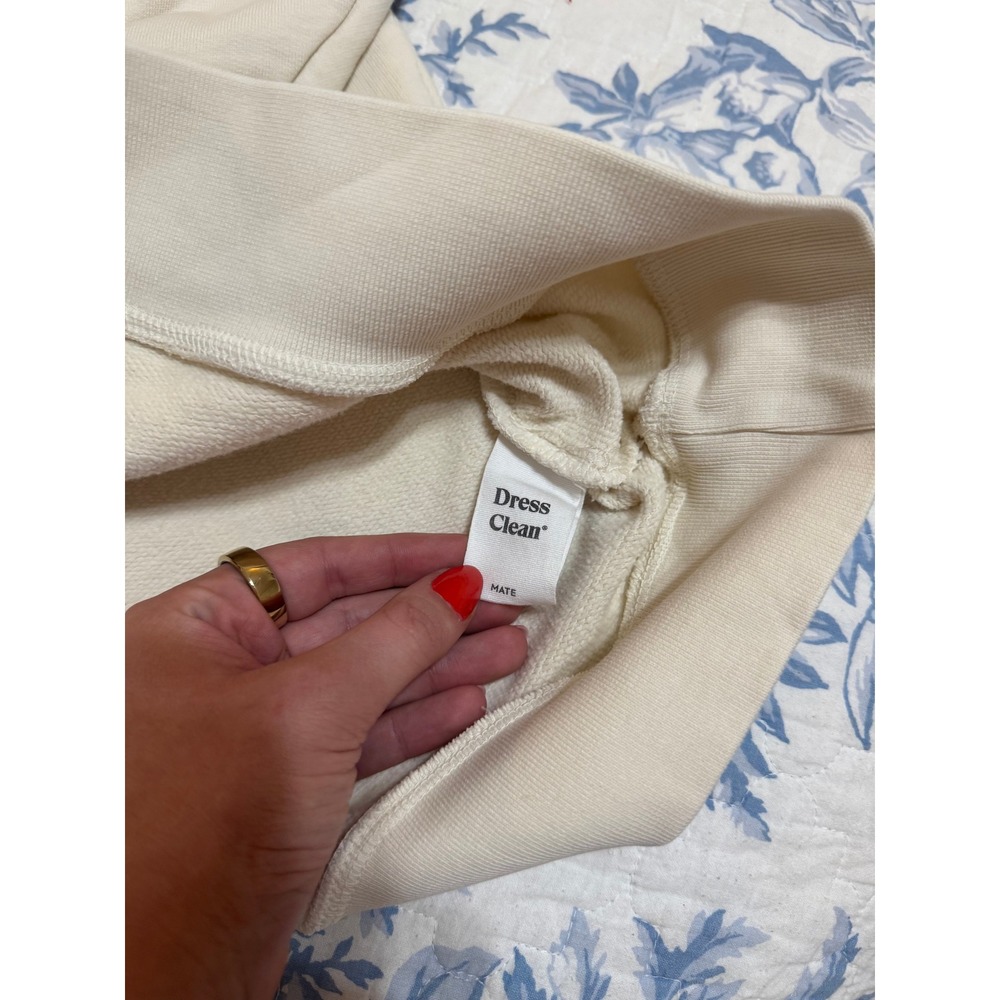 MATE the Label x Caraway Home Cook Organic Cotton Sweatshirt Cream XS/S - Picture 4 of 9